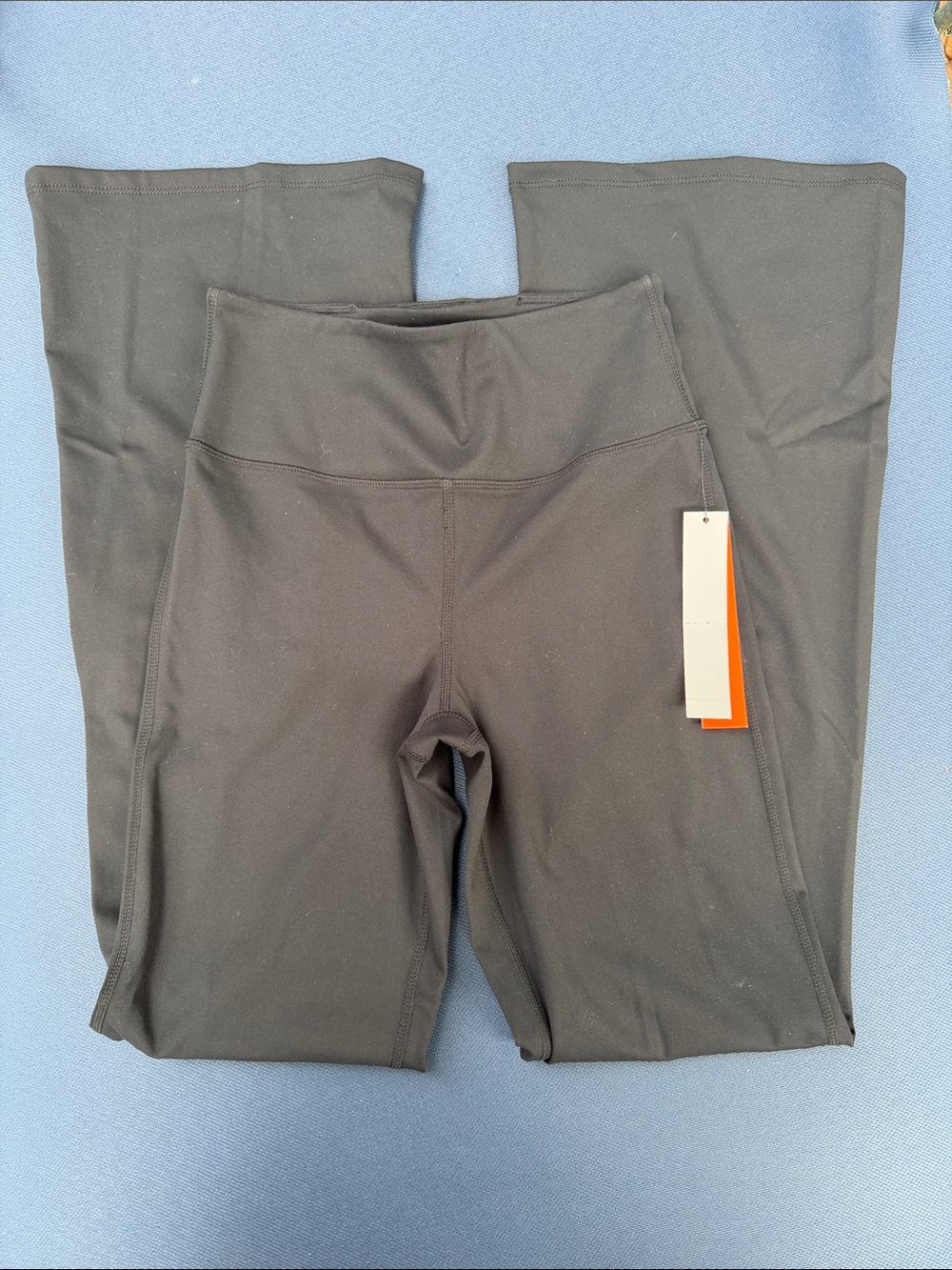 Aqua Black High-Waist Performance Leggings